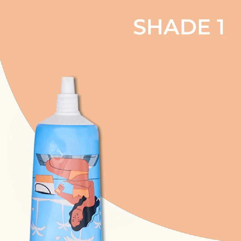 Harkoi Tinted Mineral Matte High Protection Sunscreen SPF 35, Shade 1-1.webp